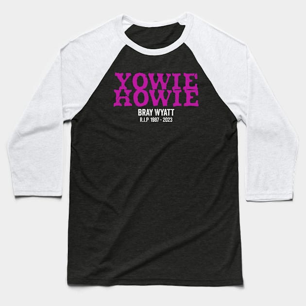 bray wyatt - yowie wowie Baseball T-Shirt by Crocodile Store